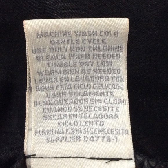 Worthington Petite *BLACK* Slacks with Side Zip Closure - Picture 7 of 8